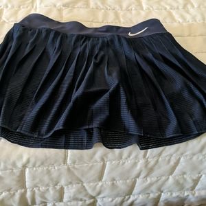 Navy blue Nike pleated tennis skirt